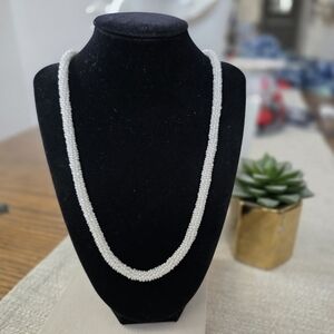 Vintage Pearl Seed Bead Necklace